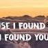 Benny Blanco Calvin Harris I Found You Lyrics