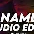 My Name Is Eminem Edit Audio