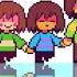 Kris Frisk And Chara Deltarune Undertale Animation