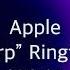 Apple Chirp Ringtone IOS 17