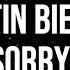 Justin Bieber Sorry Slowed Reverb Lyrics