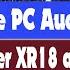 Sending PC Audio Over USB To The Behringer XR18 Midas MR18 Break Music Intros Backing Trax USB