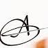 Letter A Signature Style Shorts
