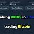 Making 8000 In 1 Hour Trading Bitcoin Trading Crypto Binance Shorts Futures Livetrading