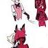 Alastor X Lucifer Fanmade Hazbin Hotel Comic Hazbinhotel Capcut Comics Cute Cat