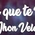 Por Que Te Vas Jhon Velez Remix