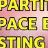 Unix Linux Creating A New Partition In Empty Space Between 2 Existing Ext4 Partitions