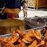 Grandpa Grilling 200 Kg Pork Meat In Two Giant Metal Jar Sold Out Fast Thai Street Food
