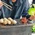 Street Food Seafood Barbecue In Dandong Liaoning辽宁丹东海鲜烧烤 榆树皮冷面 大黄蚬子家常菜 阿星游鸭绿江