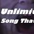 Unlimited Power A Song That S Not Too Weak