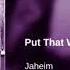 Jaheim Put That Woman First Chopped Screwed