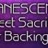 Evanescence Sweet Sacrifice Guitar Backing Track