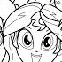 Coloring Pages EQUESTRIA GIRLS Friendship Selfie How To Draw My Little Pony MLP