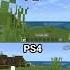 Minecraft Graphics PS4 Vs PE