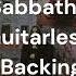 Black Sabbath N I B Guitarless Guitar Backing Track