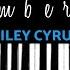 Miley Cyrus I Ll Always Remember You KARAOKE Slowed Acoustic Piano Instrumental COVER LYRICS