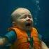 Helpless Baby In Sea Music Dj Housemusic Ai Friends Kindmonkey Funny Motherlove Aquaman
