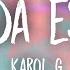 Karol G LA VIDA ES UNA Letra Lyrics