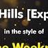 The Weeknd The Hills Explicit Karaoke Version From Zoom Karaoke