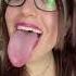 Girl Long Tongue Challenge 76