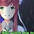 Monika Meets Future Sayori DDLC Voiced Animation Ddlc Shorts