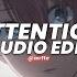 Attention Charlie Puth Edit Audio