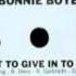 Bonnie Boyer Got To Give In To Love Special Disco Version