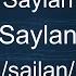 How To Pronounce Saylan Saylan In Turkish Voxifier Com