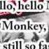 ARABESQUE Hello Mr Monkey With Lyrics