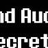 Undertale Music And Audio File Secrets