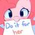 Pinkieamena Sad And Pinkie Pie Make Her Happy