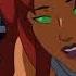 Starfire Kisses Robin