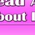 Read All About It Pt III I Wanna Sing I Wanna Shout