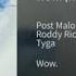 Post Malone Wow Remix Ft Roddy Ricch Tyga Clean