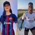 VISCA BARÇA Or HALA MADRID Prt 56 Shorts Dance Music Halamadrid Viscabarça Laliga