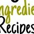 3 INGREDIENT DINNERS 5 Cheap Easy Meals You Only Need 3 Ingredients To Make Julia Pacheco