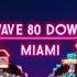 Synthwave 80s Downtown Miami Retro Electro Vibes