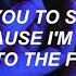 Chase Atlantic Numb To The Feeling Lyrics