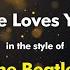 The Beatles She Loves You Karaoke Version From Zoom Karaoke