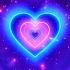 Neon Lights Love Heart Tunnel TikTok Trend 4K Romantic Glow Moving Background TunnelTrend