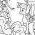 Coloring Pages MY LITTLE PONY Vs EQUESTRIA GIRLS How To Color My Little Pony MLP Drawing Tutorial