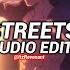 Streets Instrumental Doja Cat Edit Audio