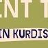 PRESENT TENSE IN KURDISH KURMANJI