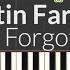 Austin Farwell Not Forgotten SLOW EASY Piano Tutorial