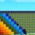 Create Your Own Minecraft Rainbow Wall Minecraft Shorts Minecraftbuildingtutorial