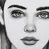 Güzel Bir Kadın Yüzü Adım Adım Nasıl Çizilir Çizim Hobimiz Karakalem Portre Çizimi