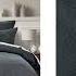 Bianca Hallston Charcoal Pre Washed Cotton Quilt Cover Set Super King