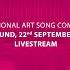 2nd ROUND International Art Song Competition Stuttgart 22nd September 2022