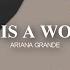 God Is A Woman AUDIO EDIT Ariana Grande