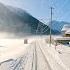 4K Landquart Vereina St Moritz Snow Cab Ride Switzerland 01 2021 Führerstandsmitfahrt